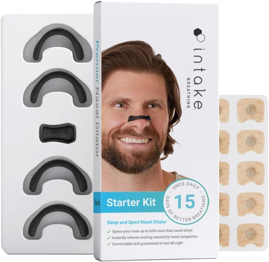 Breathing Nasal Strip Starter Kit – Comfortable Nasal Support for Better Nighttime Breathing
