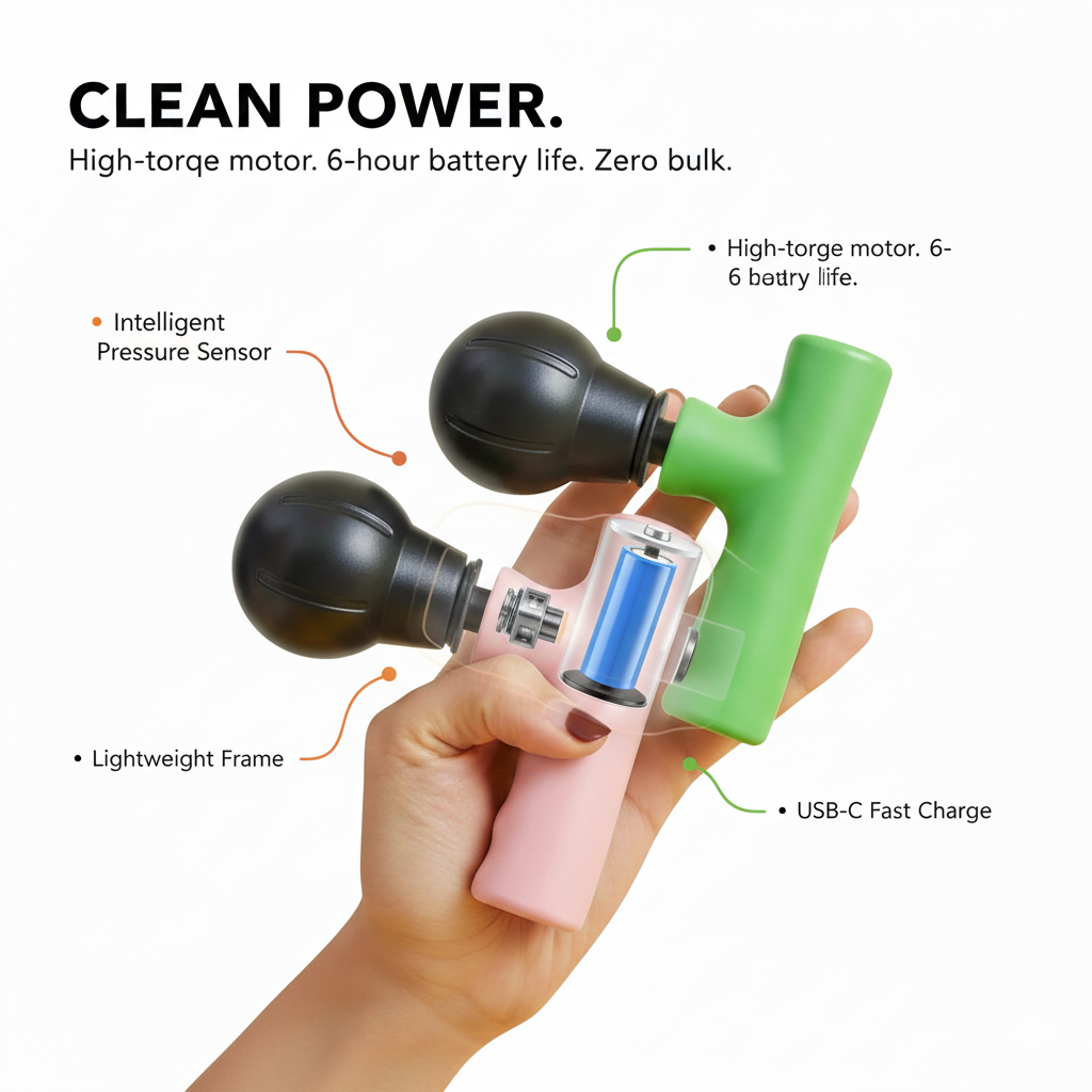 Vitality Mini: Ultimate Portable Massage Gun The 5-Minute Deep Tissue Ritual for Instant Muscle Relief